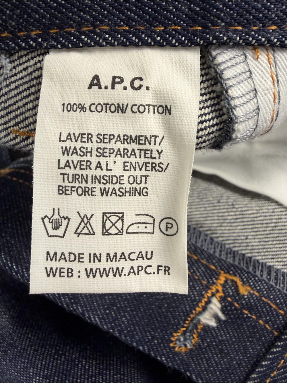A.P.C. Men’s Indigo Straight-Leg Jeans - Picture 6 of 11